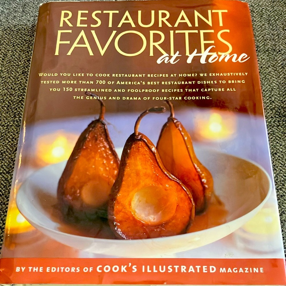 Restaurant favorites at home cooks illustrated